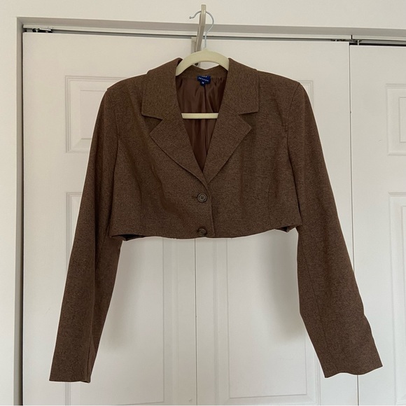 Reworked Cropped Blazer -Size S/M - Picture 6 of 7